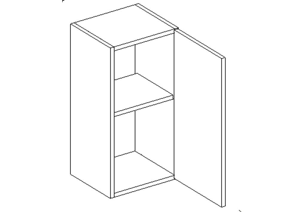Шкаф навесной 55 см ширина